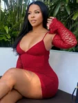 Lace backless bodycon mini dress front.webp