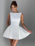 A-line mini dress front view