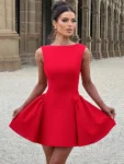 A-line mini dress front view