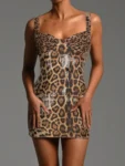 Front view of leopard sequin mini dress.webp