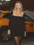 Pearl collar mini dress front.webp