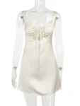 Hollow out mini dress front view.webp