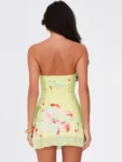 Strapless printed mini dress front.webp