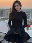 Long Sleeve Knit Mini Dress.webp