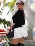 Patchwork Mini Dress Front View.webp