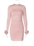 Blush Pink Mini Dress