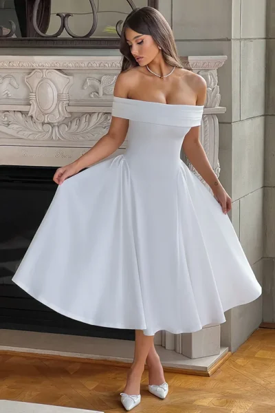 Off-shoulder Backless Sexy Midi Dress For Women Fashion Solid Strapless Sleeveless A-line Loose Pleated Long Dress