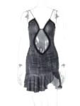 Black mini dress selfie front.webp