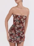 Off-Shoulder Backless Mini Dress Front.webp